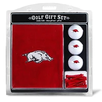 Arkansas Razorbacks Embroidered Golf Gift Set