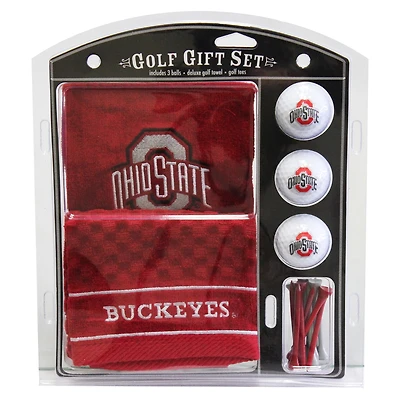 Ohio State Buckeyes Embroidered Logo Golf Gift Set