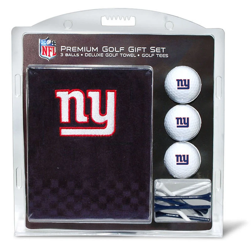 New York Giants Embroidered Golf Gift Set