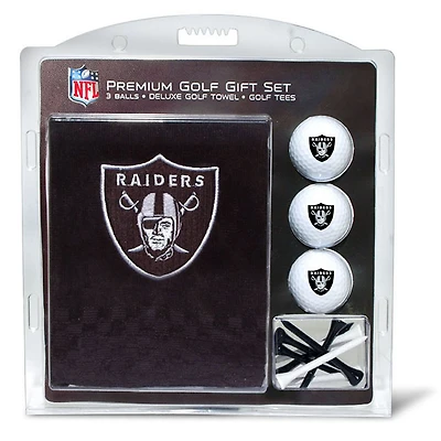 Las Vegas Raiders Embroidered Golf Gift Set