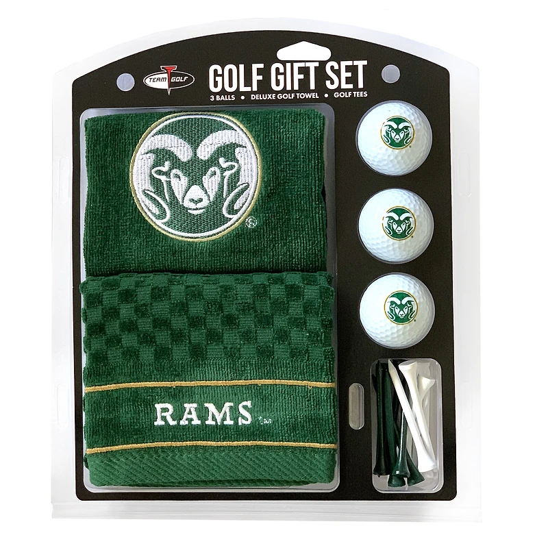 Colorado State Rams Embroidered Golf Gift Set