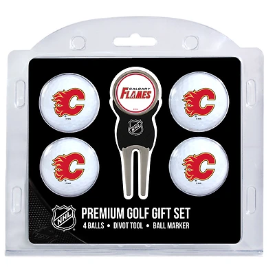 Calgary Flames 4-Ball Gift Set