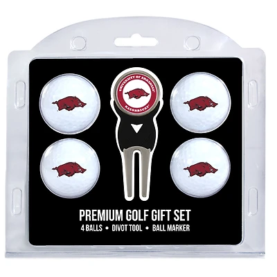 Arkansas Razorbacks 4-Ball Gift Set