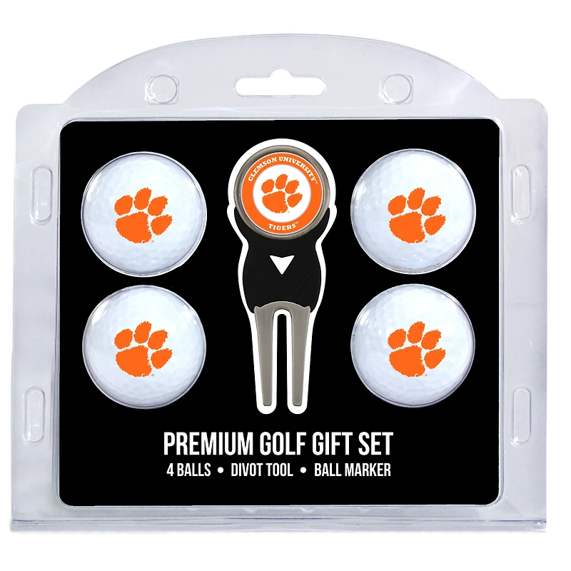 Clemson Tigers 4-Ball Gift Set
