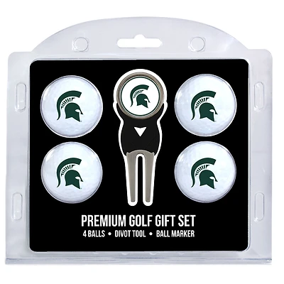 Michigan State Spartans 4-Ball Gift Set