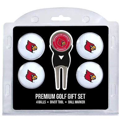 Louisville Cardinals 4-Ball Gift Set