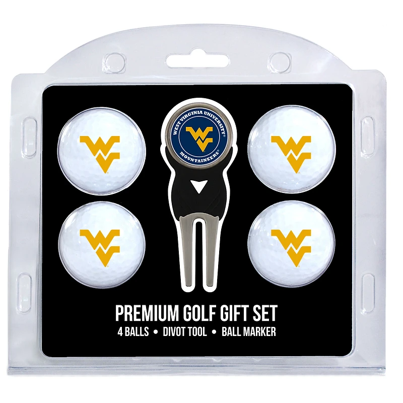West Virginia Mountaineers 4-Ball Gift Set