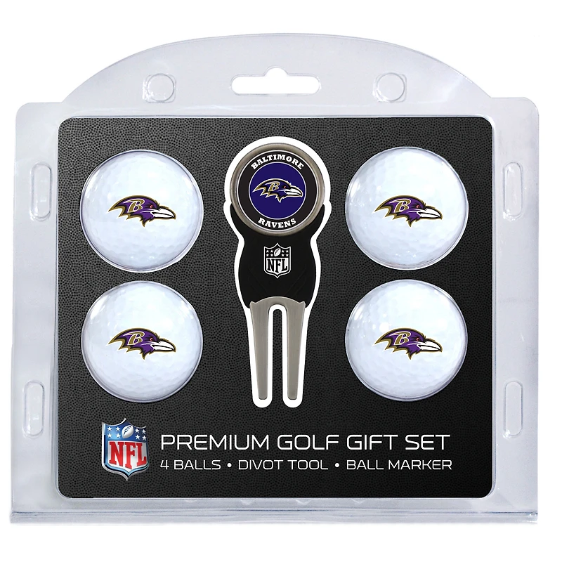 Baltimore Ravens 4-Ball Gift Set