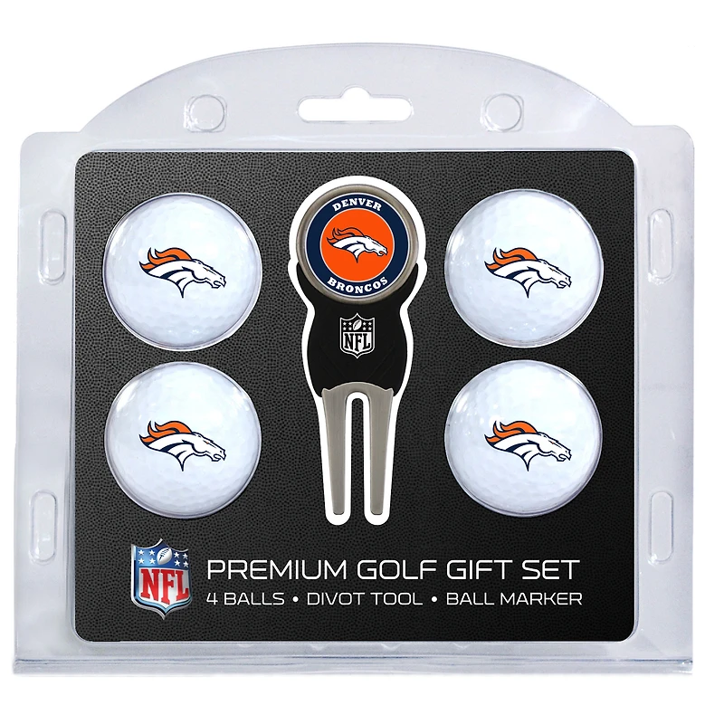 Denver Broncos 4-Ball Gift Set