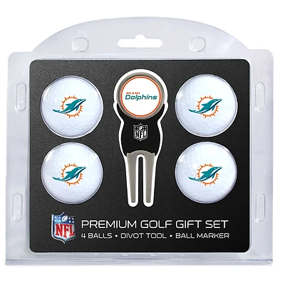 Miami Dolphins 4-Ball Gift Set