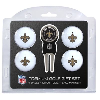 New Orleans Saints 4-Ball Gift Set