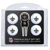 New Orleans Saints 4-Ball Gift Set