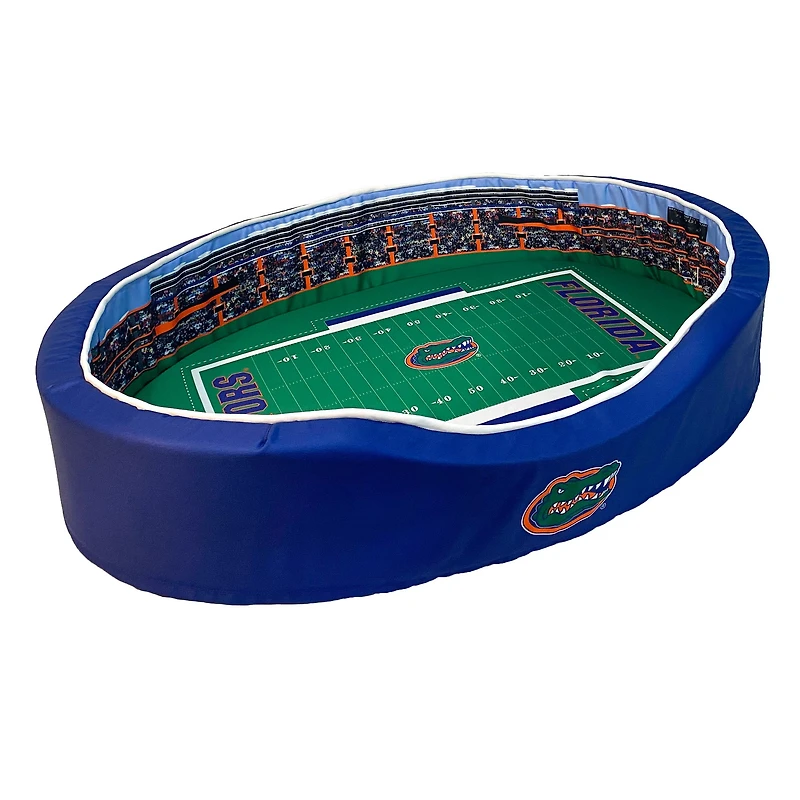 Orange/Royal Florida Gators 38'' x 25'' x 8'' Large Stadium Oval Dog Bed