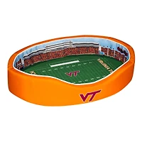 Maroon/Orange Virginia Tech Hokies 38'' x 25'' x 8'' Large Stadium Oval Dog Bed