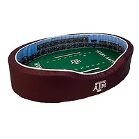Maroon/White Texas A&M Aggies 34'' x 22'' x 7'' Medium Stadium Oval Dog Bed