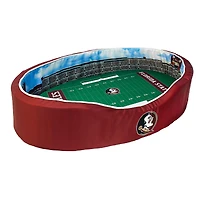 Garnet/Gold Florida State Seminoles 23'' x 19'' x 7'' Small Stadium Oval Dog Bed