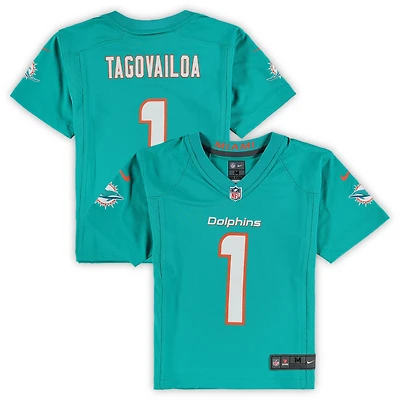Preschool Nike Tua Tagovailoa Aqua Miami Dolphins Game Jersey