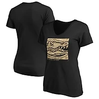 Women's Black Florida Gators OHT Eagle V-Neck T-Shirt