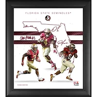 Florida State Seminoles Framed 15" x 17" Running Backs Franchise Foundations Collage