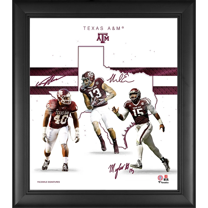 Texas A&M Aggies Framed 15" x 17" Franchise Foundations Collage