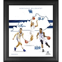 Kentucky Wildcats Framed 15" x 17" Guards Franchise Foundations Collage