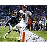 Jerry Jeudy Alabama Crimson Tide Autographed 16" x 20" Sideline Touchdown Photograph