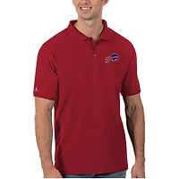 Men's Antigua Red Buffalo Bills Legacy Pique Polo