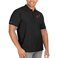 Men's Antigua Black Arizona Cardinals Big & Tall Legacy Pique Polo