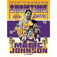 Phenom Gallery Magic Johnson Los Angeles Lakers Limited Edition 18'' x 24'' Showtime Serigraph Poster Art Print