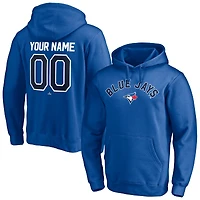 Men's Royal Toronto Blue Jays Personalized Winning Streak Name & Number Pullover Hoodie