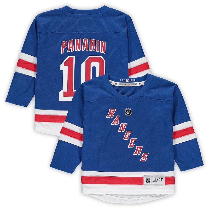 Toddler Artemi Panarin Blue New York Rangers Home Replica Player Jersey
