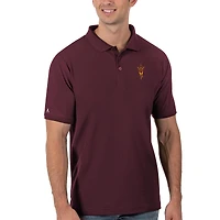 Men's Antigua Maroon Arizona State Sun Devils Legacy Pique Polo