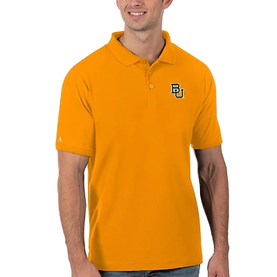 Men's Antigua Gold Baylor Bears Legacy Pique Polo