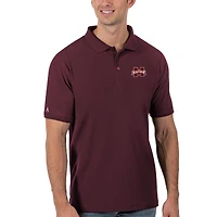 Men's Antigua Maroon Mississippi State Bulldogs Legacy Pique Polo