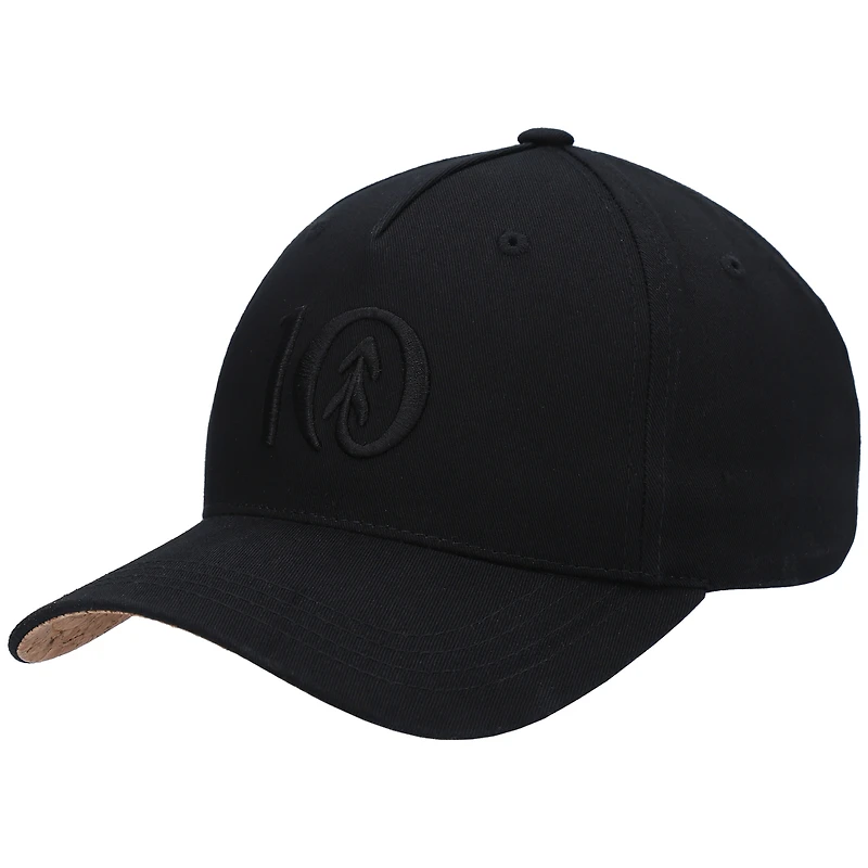 Men's tentree Black Cork Brim Snapback Hat