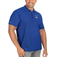 Men's Antigua Royal New York Rangers Big & Tall Legacy Pique Polo