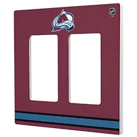 Colorado Avalanche Double Rocker Lightswitch Plate