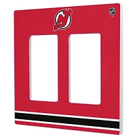 New Jersey Devils Double Rocker Lightswitch Plate