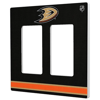 Anaheim Ducks Double Rocker Lightswitch Plate