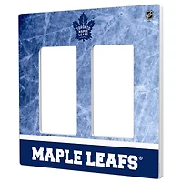 Toronto Maple Leafs Wordmark Double Rocker Lightswitch Plate