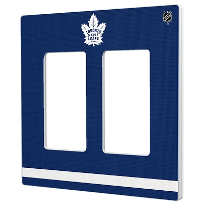 Toronto Maple Leafs Double Rocker Lightswitch Plate