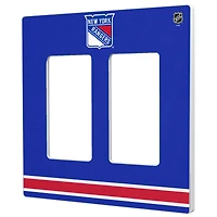 New York Rangers Double Rocker Lightswitch Plate
