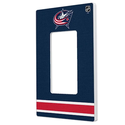 Columbus Blue Jackets Single Rocker Lightswitch Plate