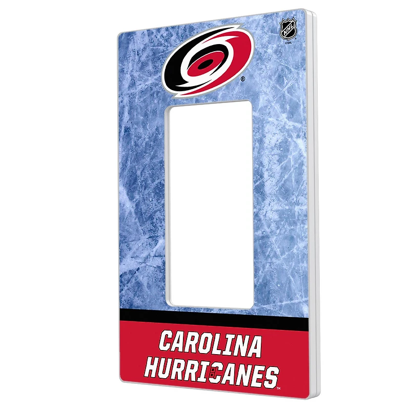 Carolina Hurricanes Wordmark Single Rocker Lightswitch Plate