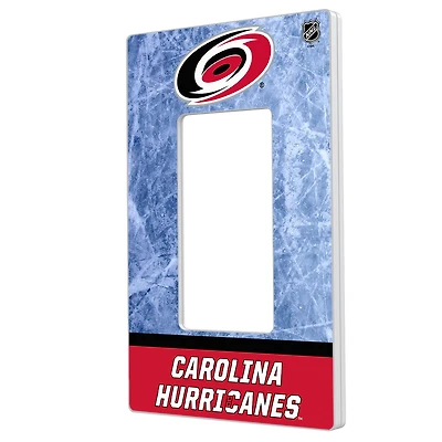 Carolina Hurricanes Wordmark Single Rocker Lightswitch Plate