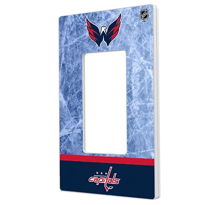 Washington Capitals Wordmark Single Rocker Lightswitch Plate