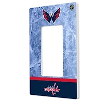 Washington Capitals Wordmark Single Rocker Lightswitch Plate