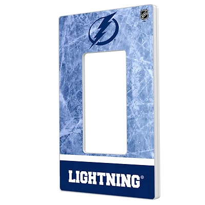 Tampa Bay Lightning Wordmark Single Rocker Lightswitch Plate