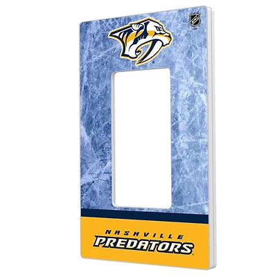 Nashville Predators Wordmark Single Rocker Lightswitch Plate
