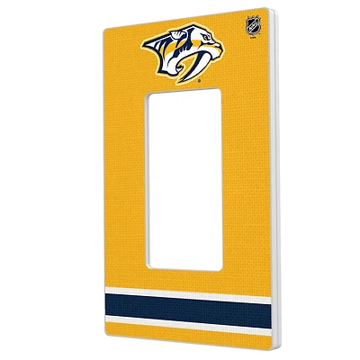 Nashville Predators Single Rocker Lightswitch Plate